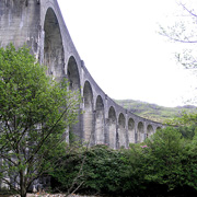 Glenfinnan Viaduct in the Scottish Highlands